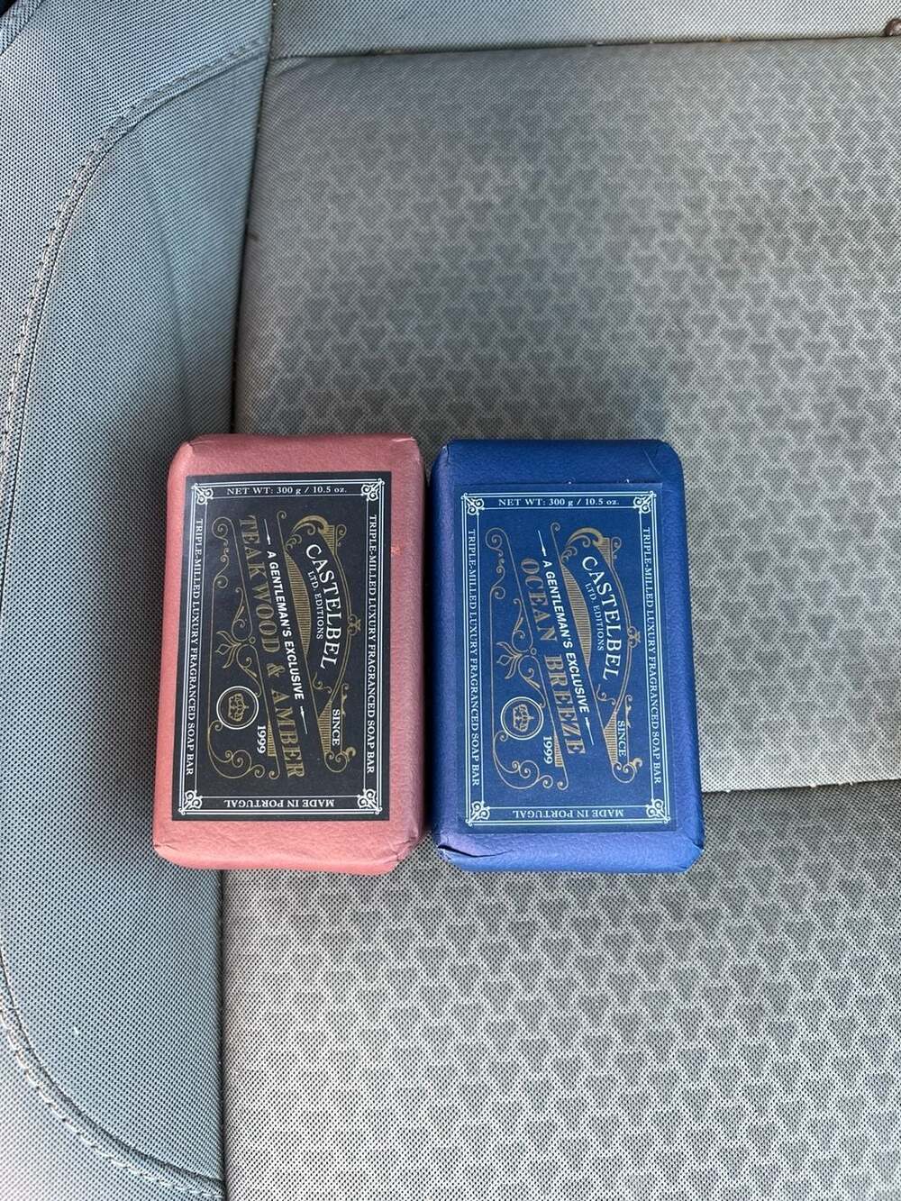 Castelbel Gentleman's Exclusive Triple-Milled Soap Bars Teakwood & Amber and Oce